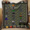 Osrs Skills Quilt Blanket  Quilt